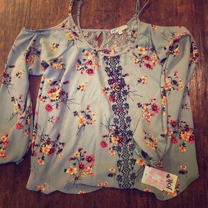 Cold shoulder blouse